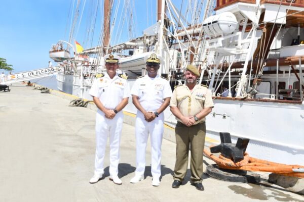 Armada RD recibe al buque escuela Juan Sebastián de Elcano con la princesa Leonor a bordo